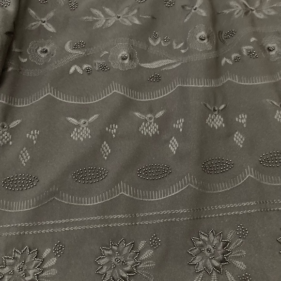 NWT Nygard Black Sleeveless Blouse & Nygard Black Beaded & Embroidered Skirt - Picture 13 of 16